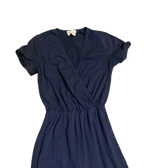 Anthropologie Saturday Sunday Elmira Navy Blue Wide Leg Jumpsuit Size XS - Picture 6 of 9